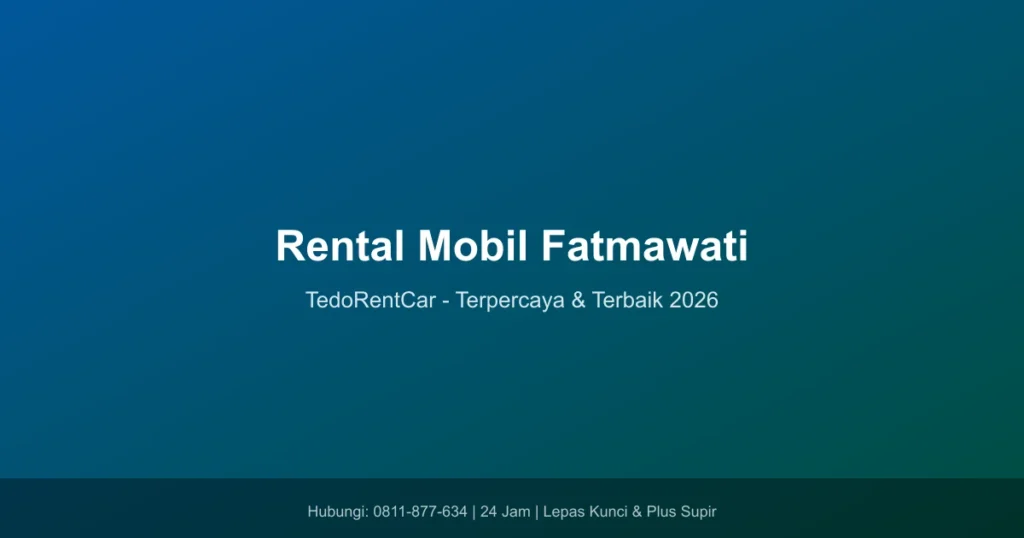 hero rental mobil fatmawati 1787022221120